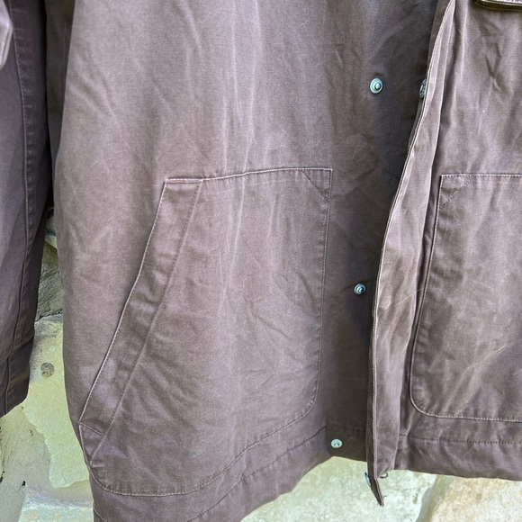 Chaps Barn Upcycled Brown Western Ranch Horse Jacket Large - Picture 9 of 10